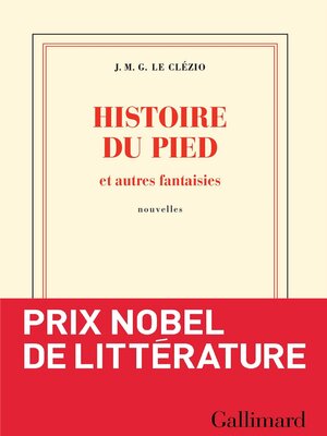 cover image of Histoire du pied et autres fantaisies